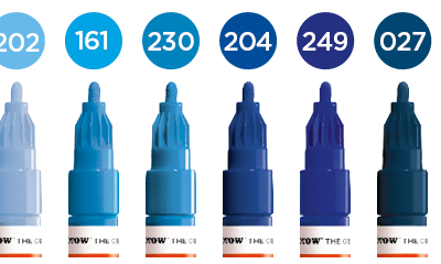 Molotow One4All Marker - Blue set - 2mm (Copy)