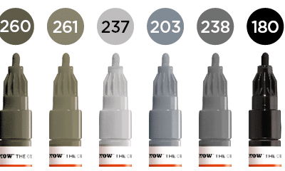 Molotow One4All Marker - Grey set - 2mm