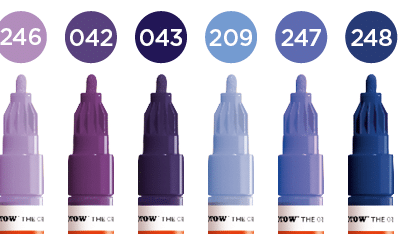 Molotow One4All Marker - Violet set - 2mm